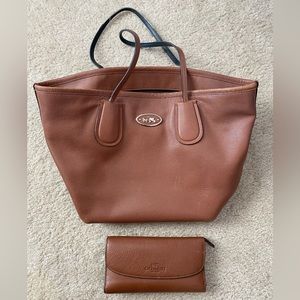 Coach Tote Purse and Wallet
